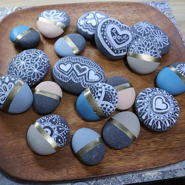 Decorative Rocks Etsy