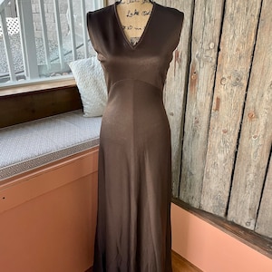 1970’s Brown Maxi Dress