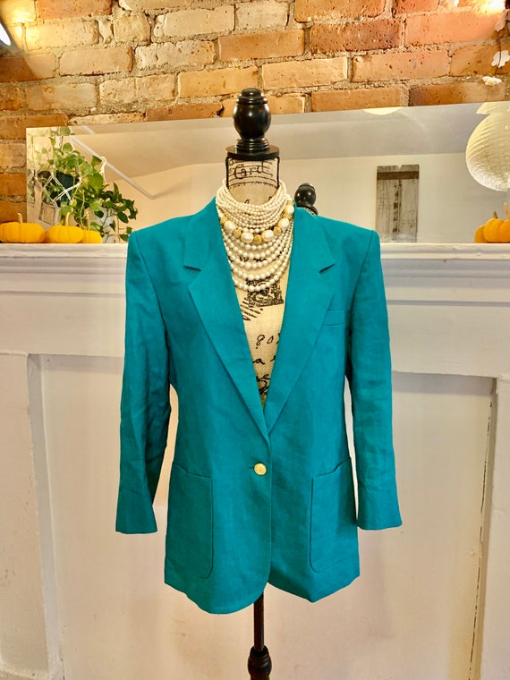Oversized Blazer | Brooks Brother's | Linen | 1980