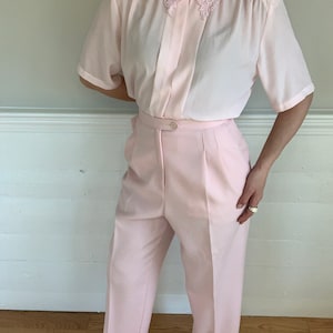 1980’s Pink Pleated Pants | Pink Trousers |