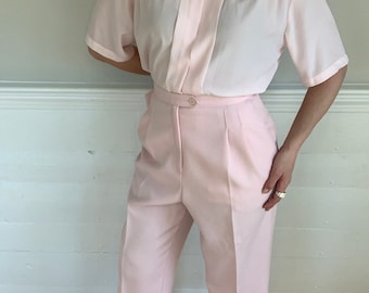 1980’s Pink Pleated Pants | Pink Trousers |