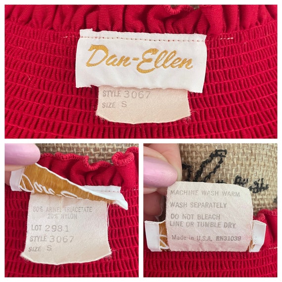 1970’s Red Housecoat | Bathrobe | Dan Ellen | XS - image 7