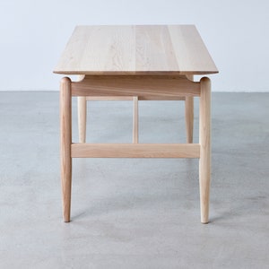 modern dining table ash scandinavian office desk mid century design image 5