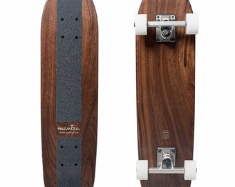 Retro Skateboard walnut cruiser board