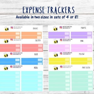 Expense Tracker Stickers - Budgeting