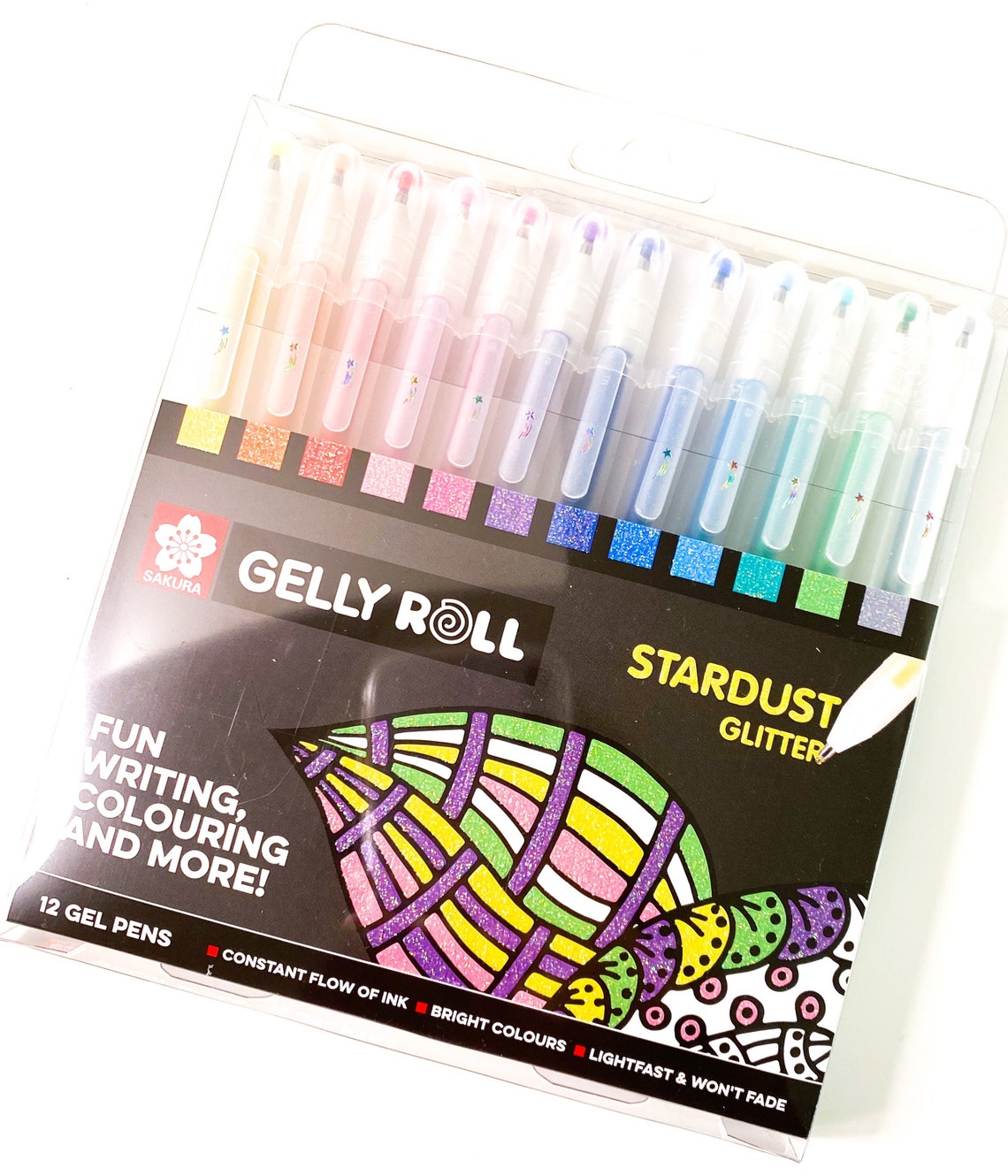 Sakura Gelly Roll Pen Set Stardust Glitter Set of 12 Etsy