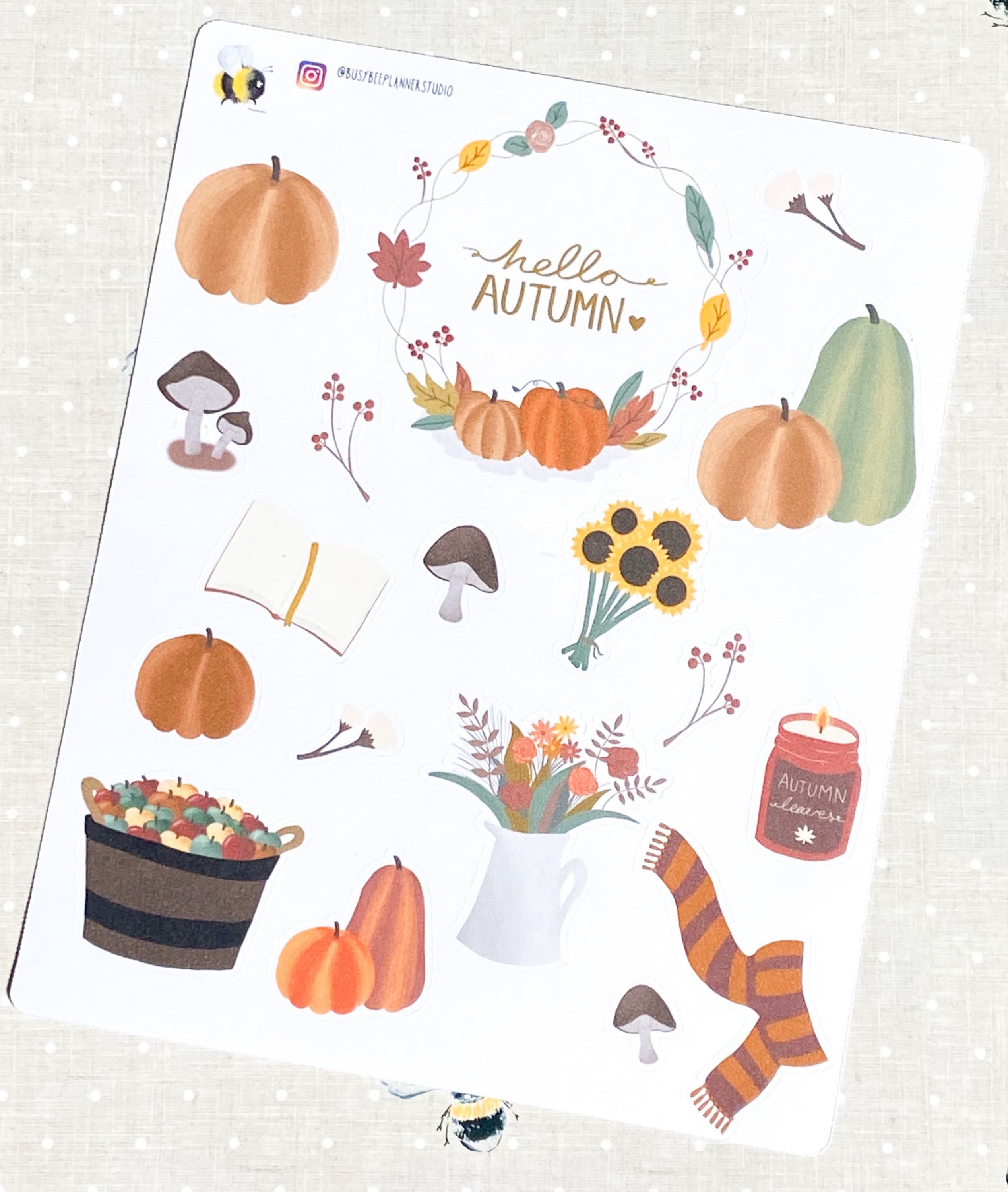 Happy Thanksgiving 2023 - Scrapbook Page Title Sticker – Autumn's