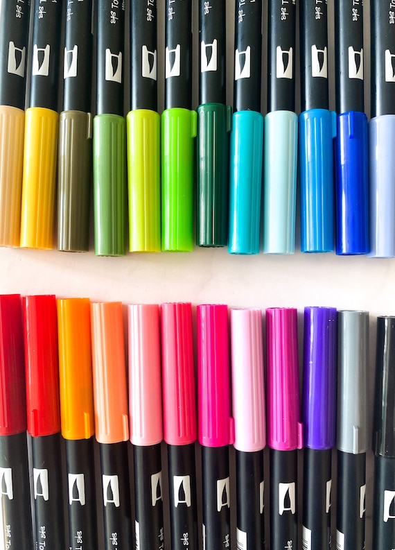 Tombow ABT Dual Brush Pen Basic (set of 24) – Ink & Lead