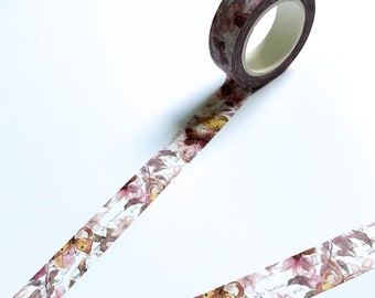 Vintage Butterfly and Floral Washi Tape - 15mm x 10m