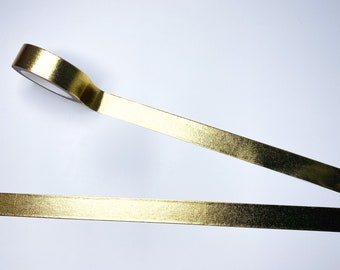 Gold Foil Metallic Washi Tape - 15mm x 10m
