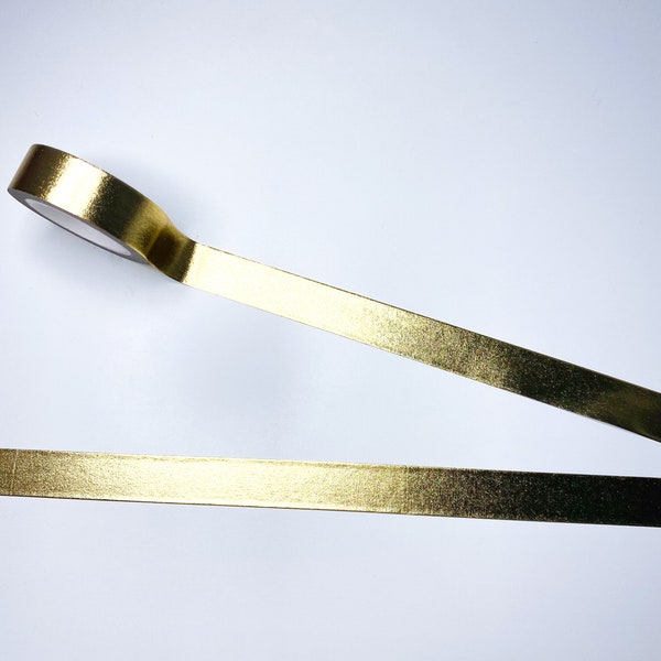 Gold Foil Metallic Washi Tape - 15mm x 10m