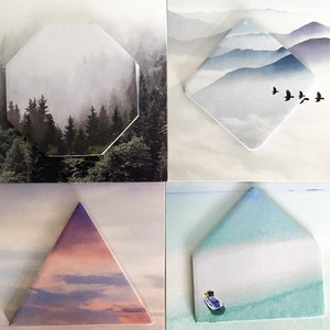 Landscape Artistic Sticky Memo Notes