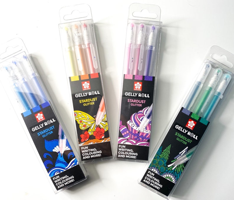 Sakura Gelly Roll Pen Set Stardust Glitter Set de 3 Etsy