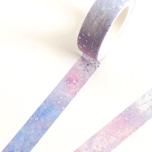 Galaxy Constellation Foil Pattern Washi Tape - 15mm x 5m