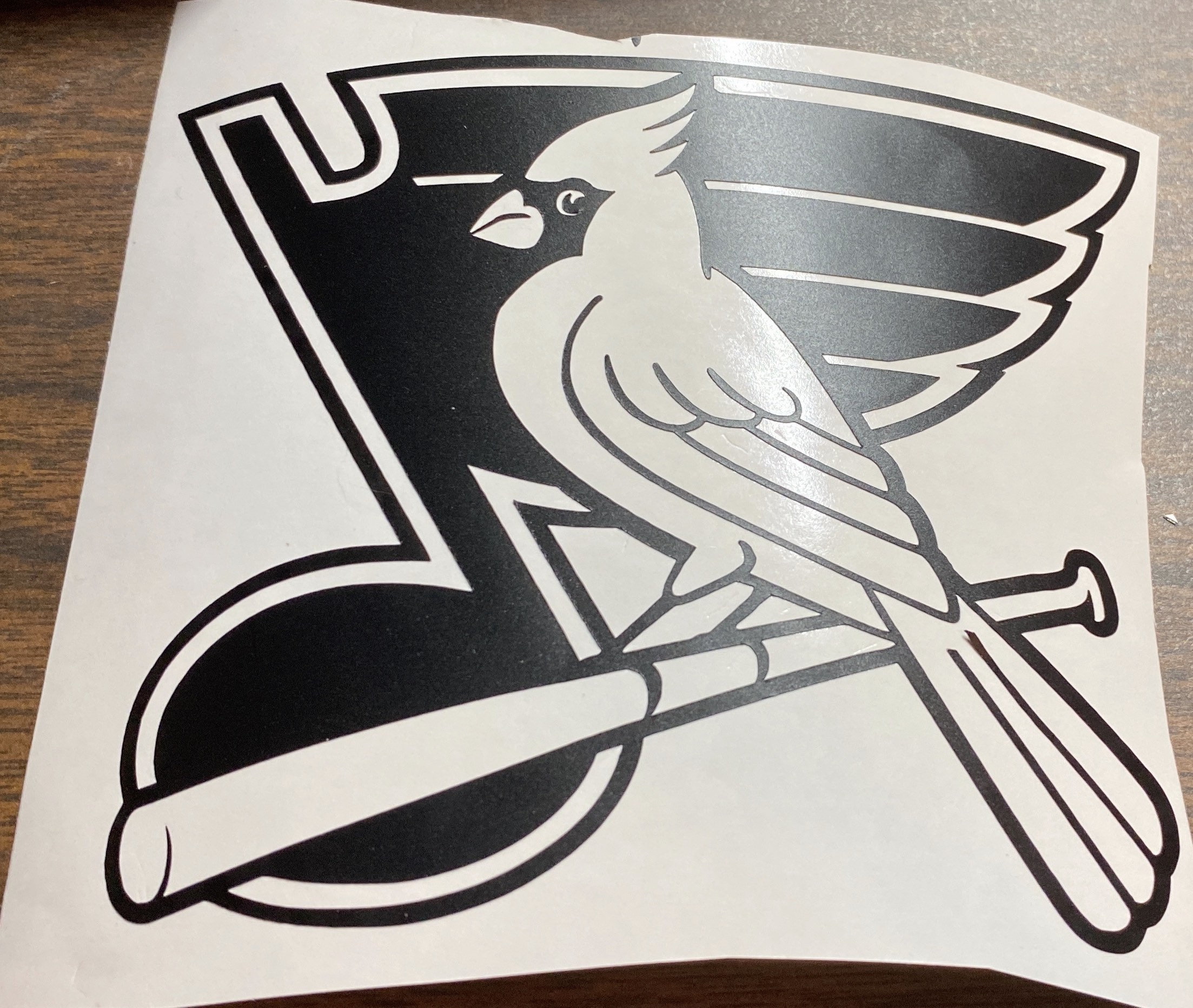 St. Louis Cardinals St. Louis Blues vinyl adhesive decal Etsy
