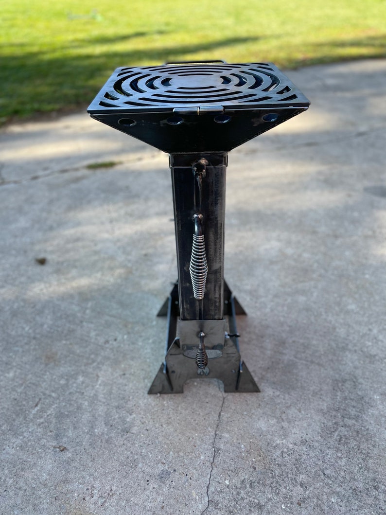 Rocket Stove Grill Attachment Grill Accessory Camping Gear Etsy