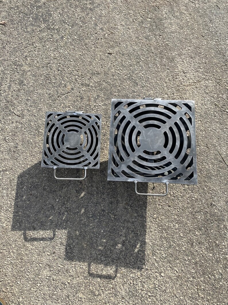 Rocket Stove Grill Attachment Grill Accessory Camping Gear Etsy