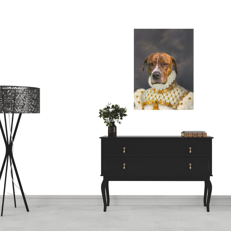 pet portraits regal pet portrait pet print dog lover gift pet lover gift Dog Lover Custom Gift custom dog portrait