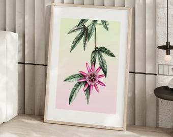 ハミング・ゴッデスのボタニカルアートプリント：母なる自然