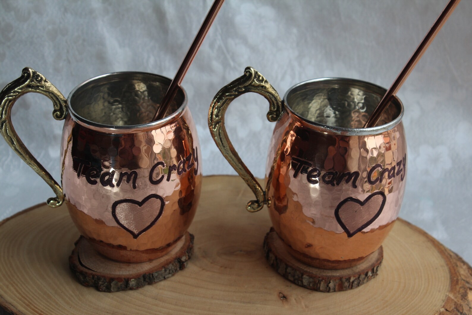 2 x Personalized Moscow Mule Mug Set Wedding Anniversary Gift Etsy