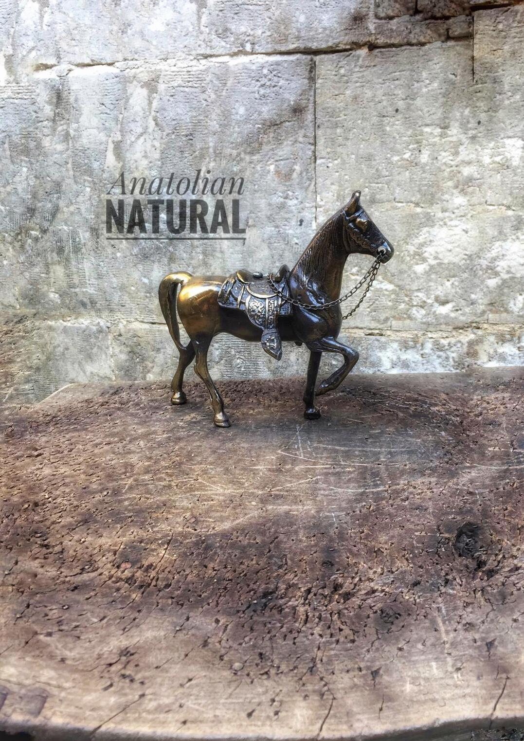 Copper Horse Sculpture Handmade Brass Horse Home Decoration Etsy