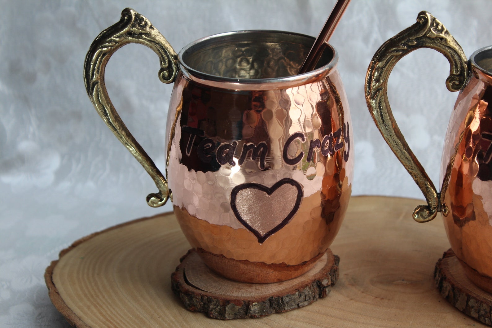 2 x Personalized Moscow Mule Mug Set Wedding Anniversary Gift Etsy