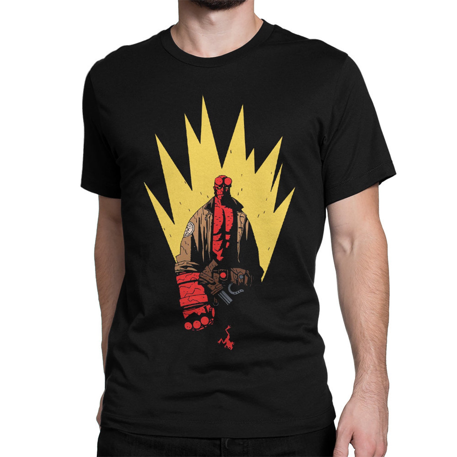Hellboy Cool T-shirt Hell Boy Graphic Men's Women's | Etsy
