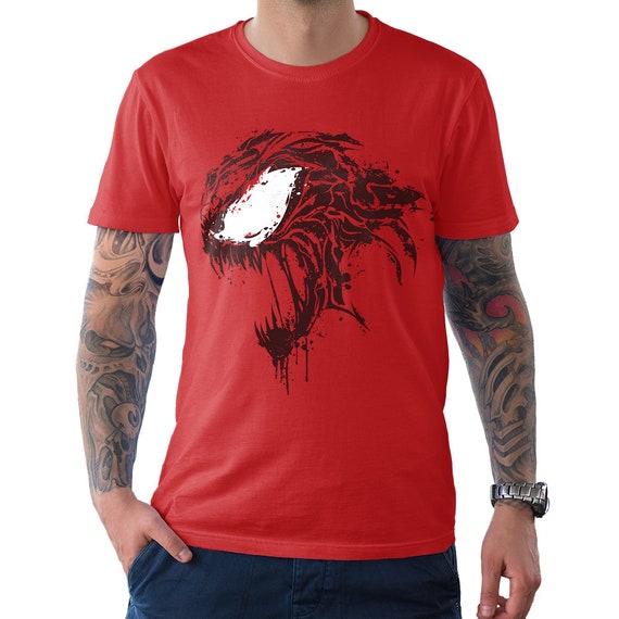 Carnage Graphic T-Shirt Marvel Comics Cool Tee Cletus Kasady | Etsy