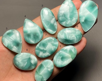 Hemimorphite Top Grade Quality Hemimorphite Cabochon Loose Gemstone For Making Jewelry Code ZL-291