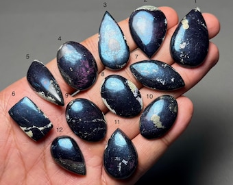 Covellite Top Grade Quality 100% Natural Cabochon Loose Gemstone For Making Jewelry Code ZL-1108