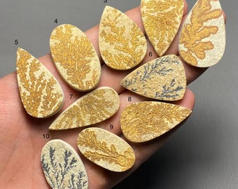 Psilomelane Dendrite Top Grade Quality 100% Natural Cabochon Loose Gemstone For Making Jewelry Code ZL-258