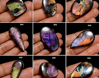 Labradorit Bestnote Qualität 100% natürliche Cabochon lose Edelstein für die Herstellung von Schmuck