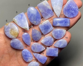 Hackmanite Top Grade Quality 100% Natural Cabochon Loose Gemstone For Making Jewelry Code ZL-135
