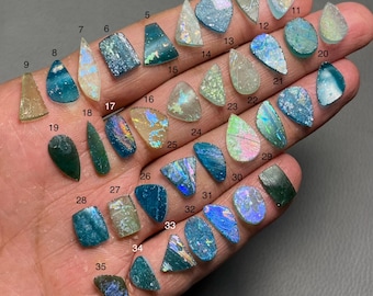 Raw Roman Glass A One Quality Loose Gemstone For Making Jewelry ZL-59