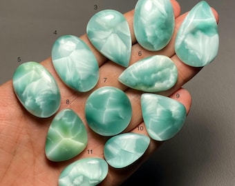 Hemimorphite Top Grade Quality Hemimorphite Cabochon Loose Gemstone For Making Jewelry Code ZL-293