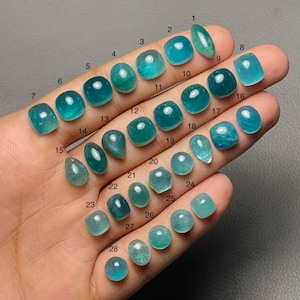 Grandidierit av högsta kvalitet, 100 % naturlig cabochon, lös ädelsten för smyckestillverkning, kod ZL-1166