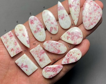 Piedra preciosa suelta de cinabrio de primera calidad, 100 % natural, para joyería (código ZL-114)