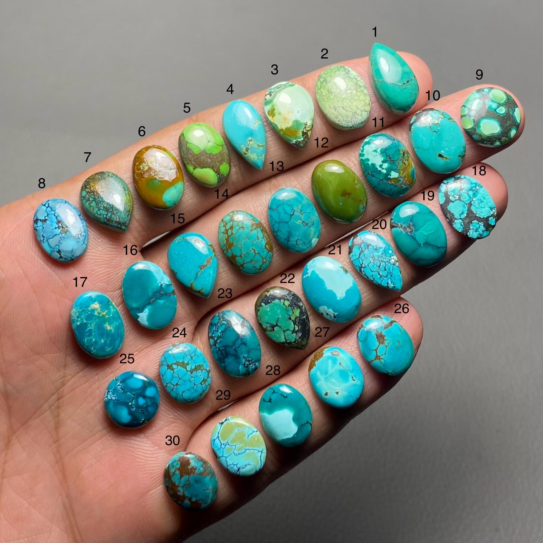 Tibetan Turquoise Top Grade Quality 100% Natural Gemstone Cabochon