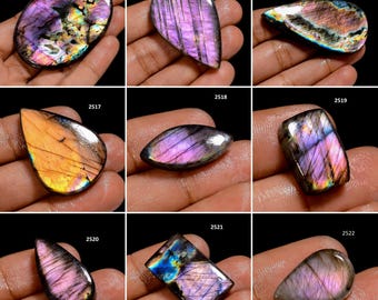 Labradorit Bestnote Qualität 100% natürliche Cabochon lose Edelstein für die Herstellung von Schmuck