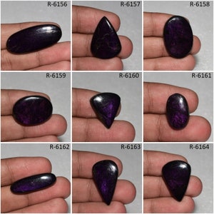 Attractive AAA For Making Jewelry 23x21x6 mm BB-3935 Quality 100/% Natural Purpurite Square Shape Cabochon Loose Gemstone 34 Ct