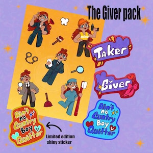 The Giver stickers (Chappell roan)
