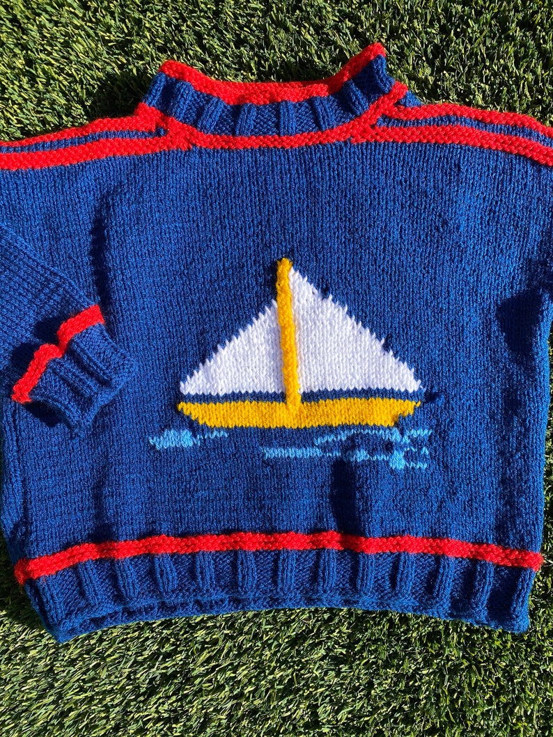 Sail Boat Knit