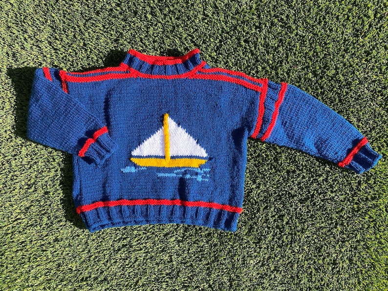 Sail Boat Knit