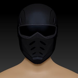 Snake Eyes GI Joe V2 SideShow style ninja mercenary combat 3d model helmet