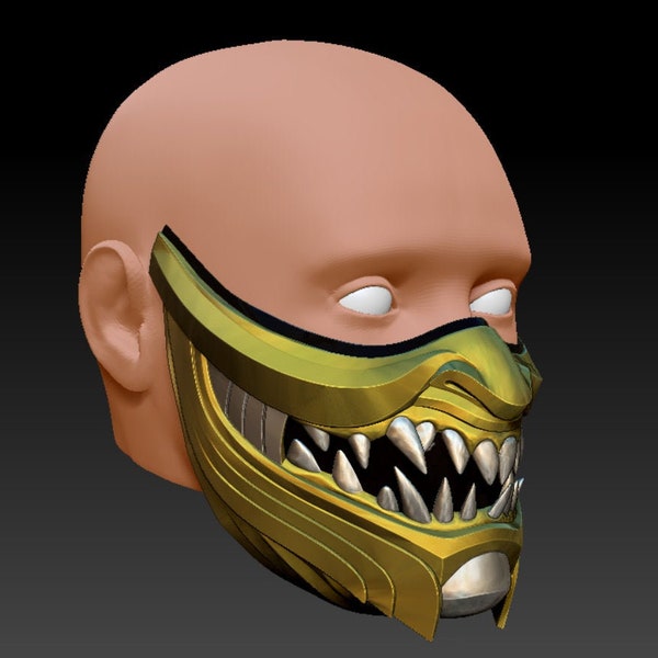 Scorpion mask Mortal Kombat 11 3d printable model