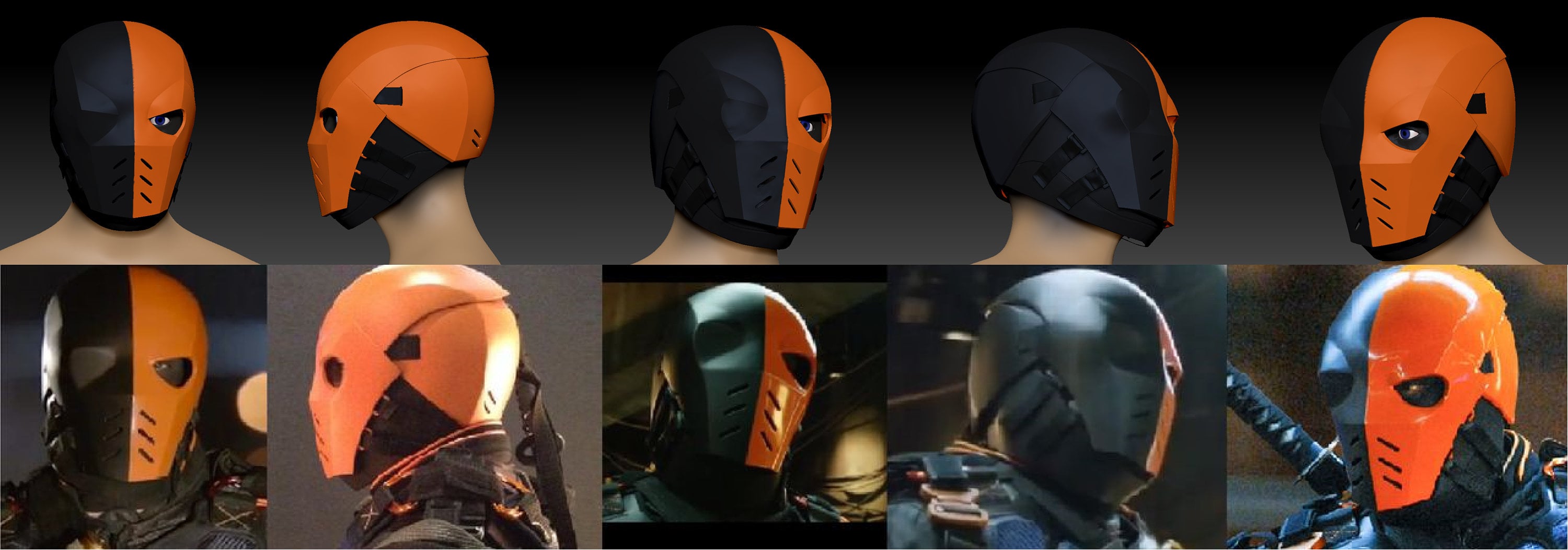 Deathstroke Helmet Mask Arrow TV Series Season 2 Cosplay 3d Helmet