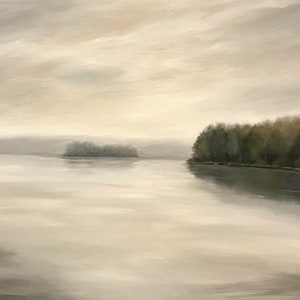 Original Oil Painting- Dreamy Landscape Painting-Original Landscape-18x24-Transcendence