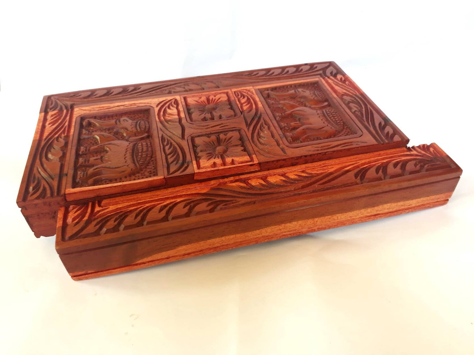 Secret compartment box wood box handmade in Sri Lanka Etsy