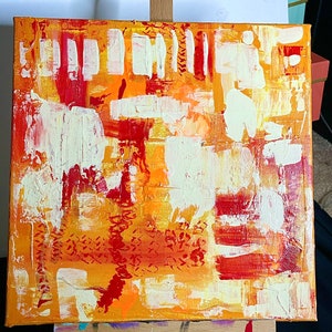 Original Painting “Heat Stroke” Acrylic Abstract on Canvas