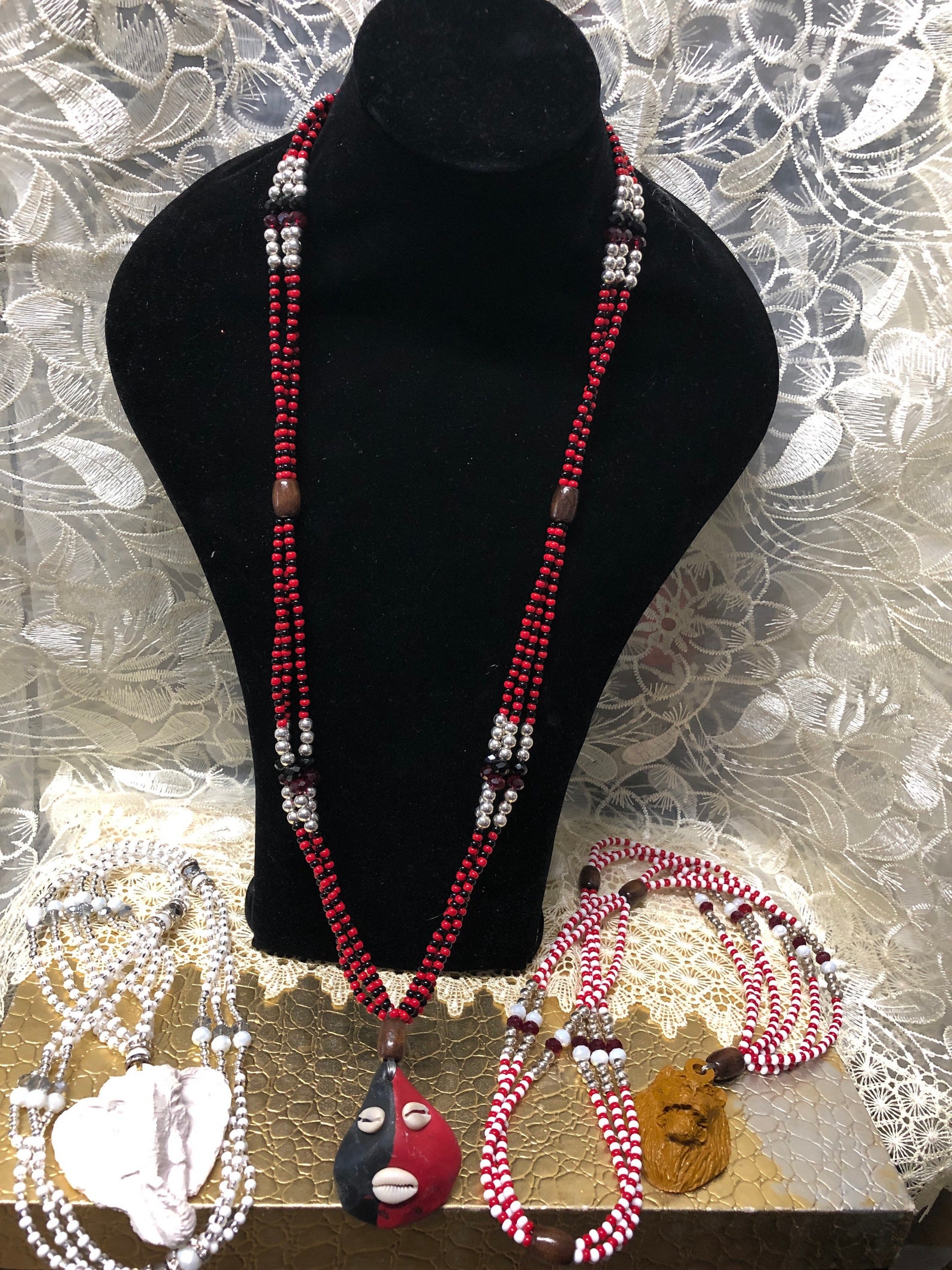 Orishas collares Elekes para Orishas Etsy